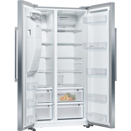 Refurbished Bosch Serie 6 KAI93VIFPG Freestanding 533 Litre 70/30 Frost Free Fridge Freezer Stainless Steel