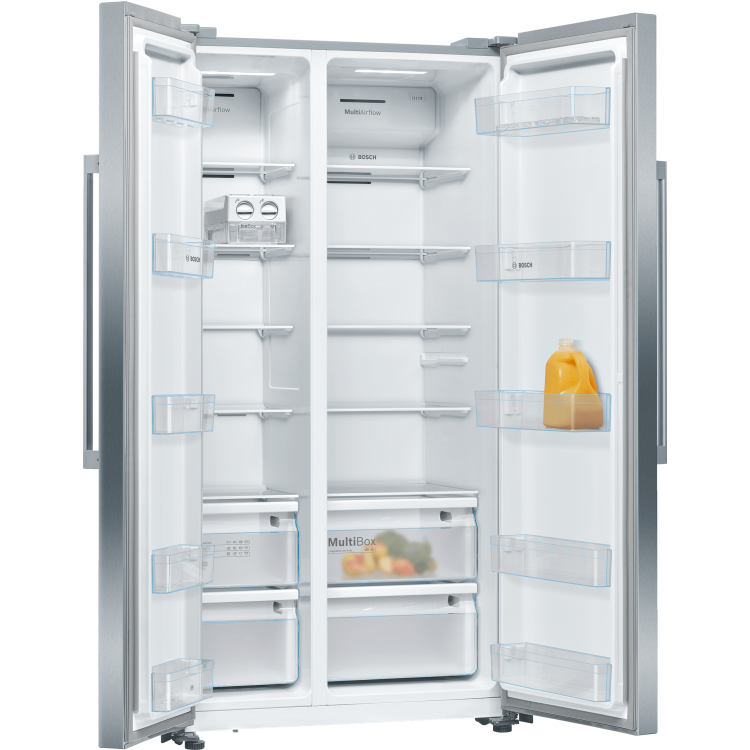 Refurbished Bosch KAN93VIFPG 560 Litres American Fridge Freezer Stainless Steel