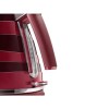 Delonghi Avvolta 1.7L Kettle - Red &amp; Burgundy