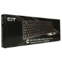 CiT KB-2106C Wired Keyboard in Black