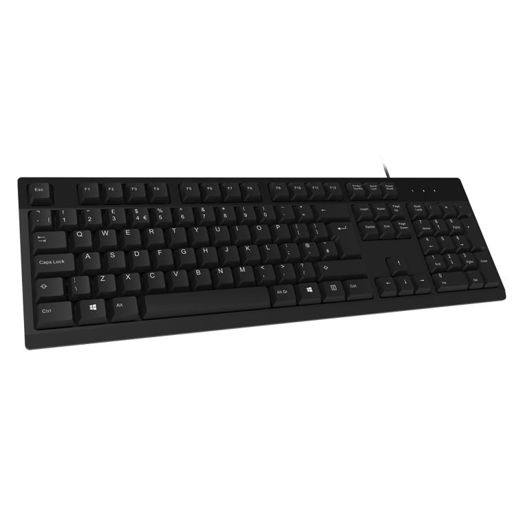 CiT KB-2106C Wired Keyboard in Black