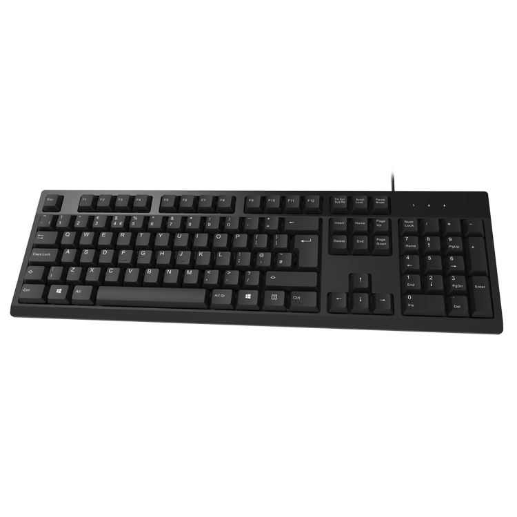 CiT KB-2106C Wired Keyboard in Black