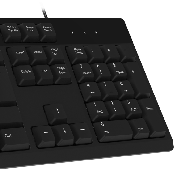 CiT KB-2106C Wired Keyboard in Black