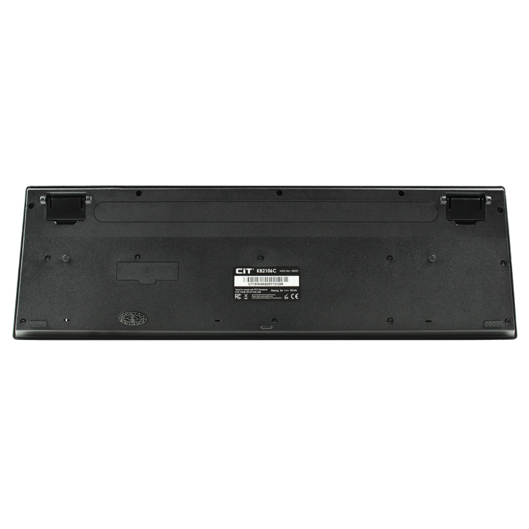 CiT KB-2106C Wired Keyboard in Black