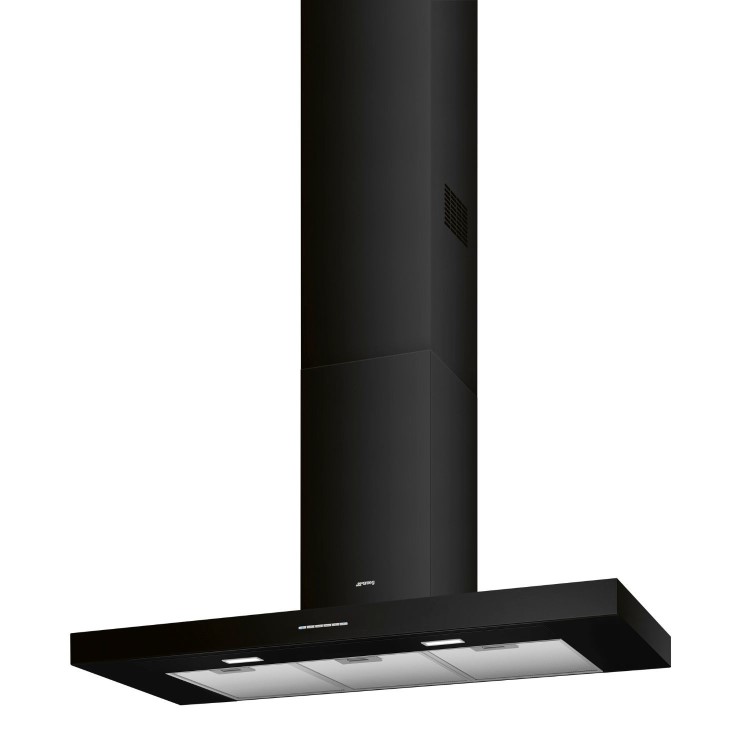 Smeg 110cm Chimney Cooker Hood - Black