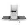 Smeg 90cm Flat Glass Chimney Cooker Hood - Stainless Steel