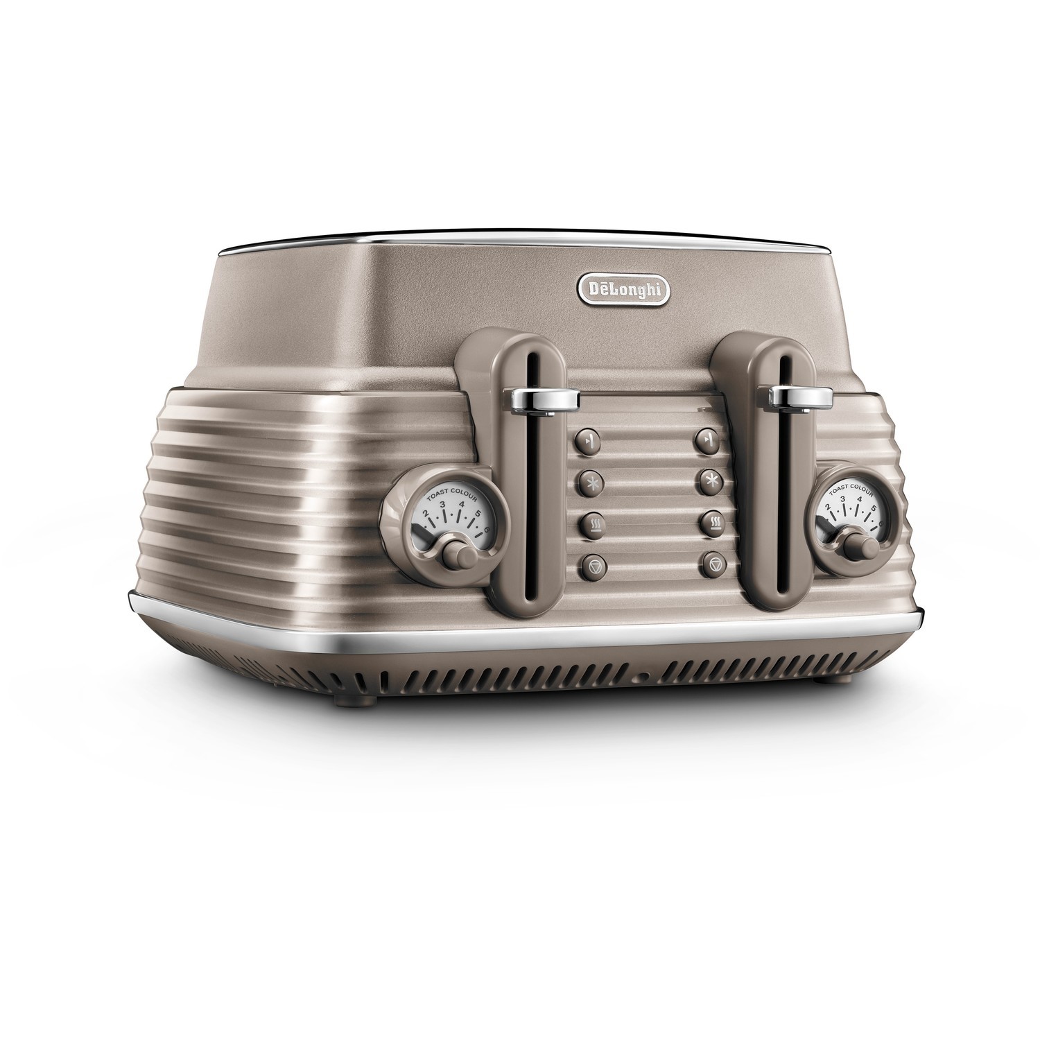 Delonghi Scolpito Kettle and Toaster Set Beige BuyItDirect.ie