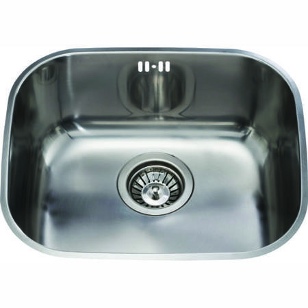 CDA KCC22SS Undermount Medium Bowl Stainless Steel Sink