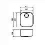 CDA KCC22SS Undermount Medium Bowl Stainless Steel Sink
