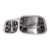 CDA 1.5 Bowl Stainless Steel Chrome Kitchen Sink