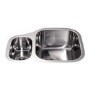 CDA 1.5 Bowl Stainless Steel Chrome Kitchen Sink
