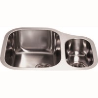 1.5 Bowl Chrome Stainless Steel Kitchen Sink - CDA