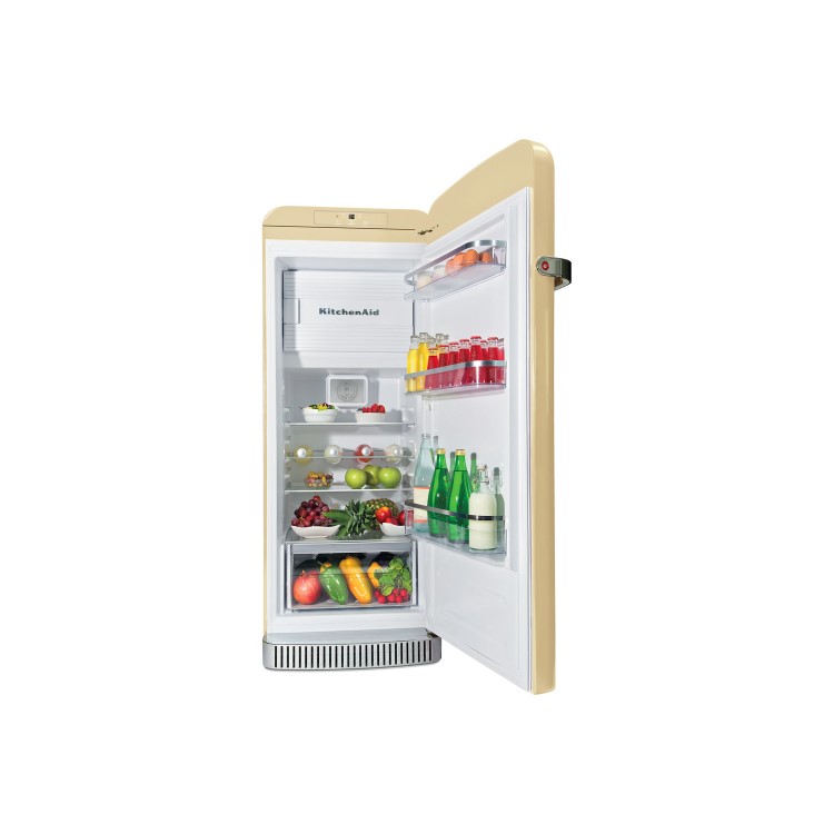 Kitchen Aid KitchenAid KCFMA60150R Iconic Retro Freestanding Fridge Right Hand Hinge - Almond Cream