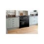 Rangemaster Kitchener 110cm Dual Fuel Range Cooker - Black
