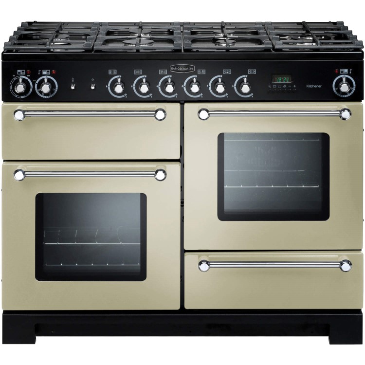 Rangemaster 76770 KCH110DFFCRC Kitchener 110cm Dual Fuel Range Cooker