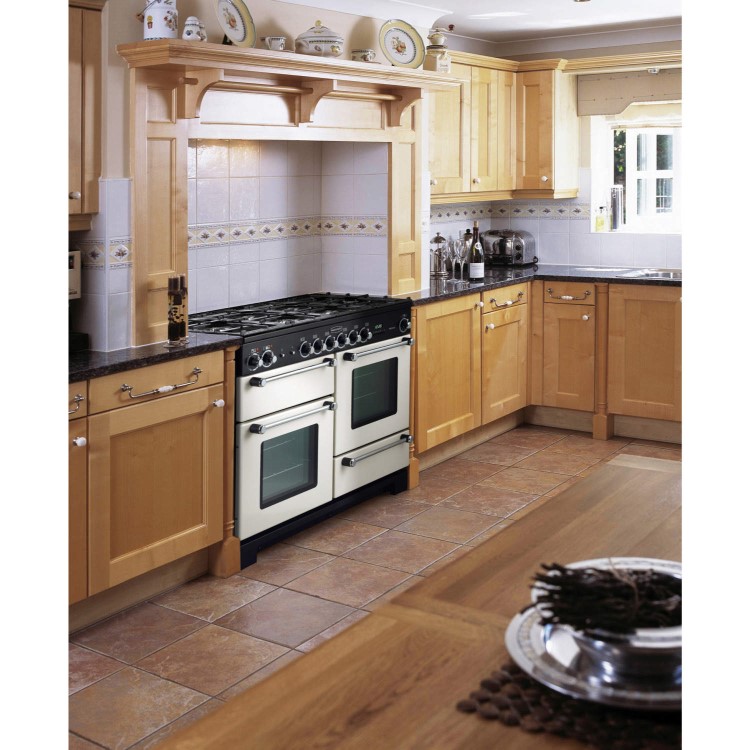 Rangemaster 76770 KCH110DFFCRC Kitchener 110cm Dual Fuel Range Cooker