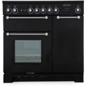 A2/KCH90ECBLC Refurbished Rangemaster Kitchener KCH90ECBLC 90cm Electric Range Cooker Black