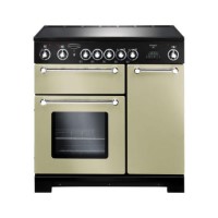Rangemaster 79280 Kitchener 90cm Electric Range Cooker - Cream And Chrome