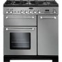 Rangemaster Kitchener 90cm Gas Range Cooker - Stainless Steel