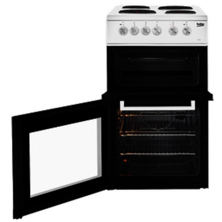 Beko KD532AW KD533AW 50 cm Twin Cavity Electric Cooker - White