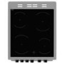 Beko 50cm Double Cavity Electric Cooker - Silver