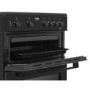 Beko 60cm Double Oven Electric Cooker - Black