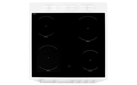 Easy clean 60cm ceramic hob.