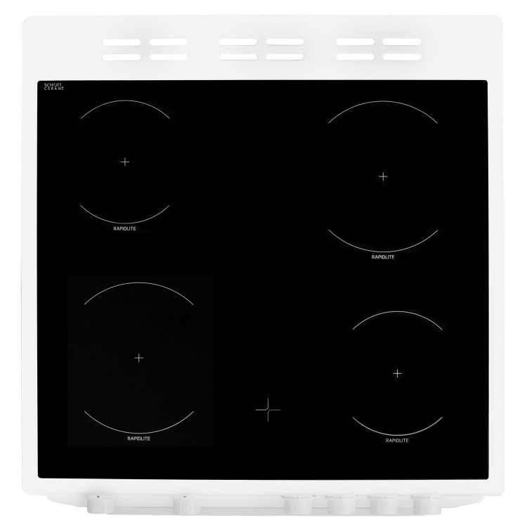 Refurbished Beko KDC611W 60cm Double Oven Electric Cooker White