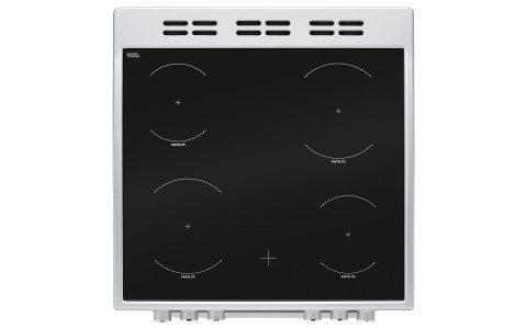 Easy clean 60cm ceramic hob.