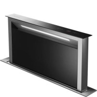 Smeg 90cm Downdraft Extractor - Black Glass