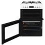 Refurbished Beko KDDF653W 60cm Double Oven Dual Fuel Cooker White