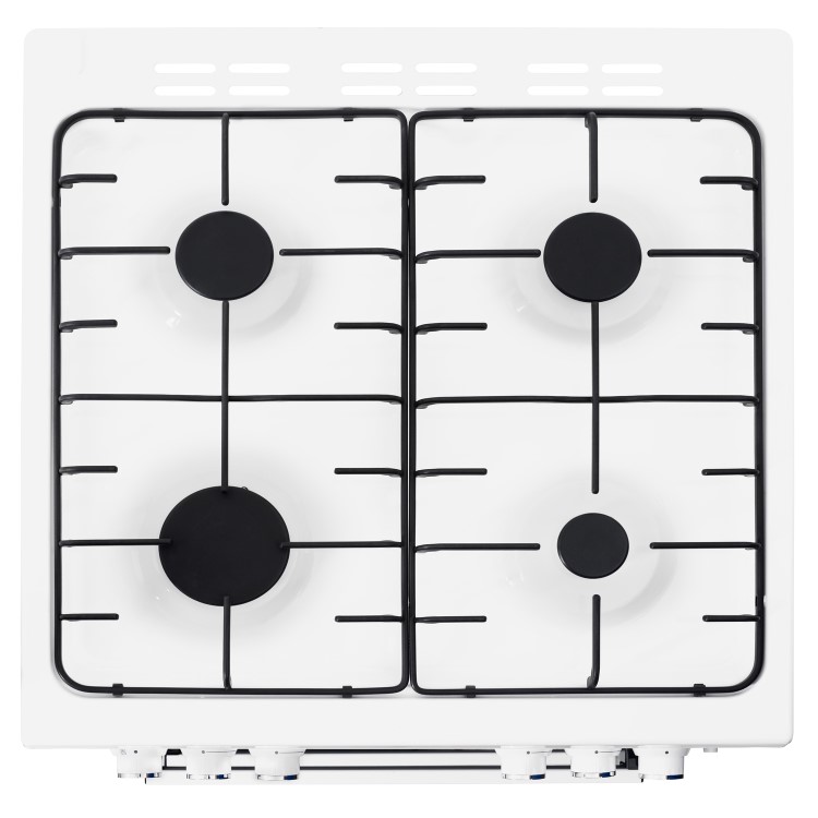 Refurbished Beko KDDF653W 60cm Double Oven Dual Fuel Cooker White