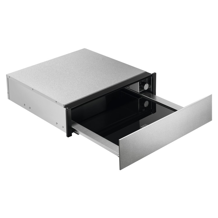 AEG 14cm High Warming Drawer - Stainless Steel