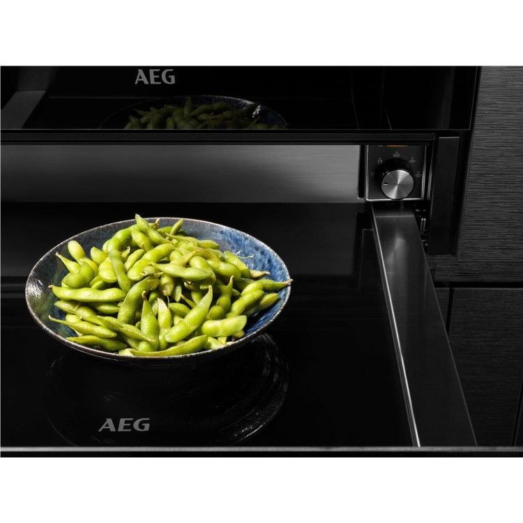 AEG 14cm High Warming Drawer - Stainless Steel