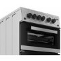 Beko 50cm Double Cavity Gas Cooker - Silver