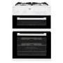 Beko 60cm Double Oven Gas Cooker - White