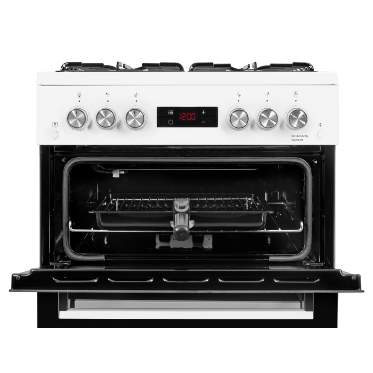 Beko 60cm Double Oven Gas Cooker - White