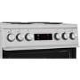 Beko 50cm Double Oven Electric Cooker - Silver