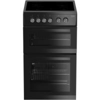 Beko 50cm Electric Cooker - Black