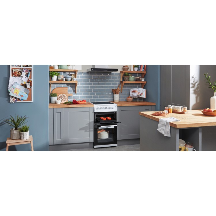 Beko 50cm Electric Cooker - White