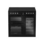 Beko 90cm Double Oven Range Cooker - Black