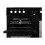 Beko 90cm Double Oven Range Cooker - Black
