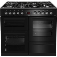 Beko 100cm Dual Fuel Range Cooker - Black Beko 100cm Dual Fuel Range Cooker - Black