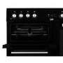 Beko 90cm Dual Fuel Double Oven Range Cooker - Black