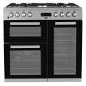 KDVF90X Beko 90cm Dual Fuel Range Cooker - Stainless Steel