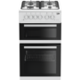 Beko KDVG592W 50cm Double Oven Gas Cooker - White
