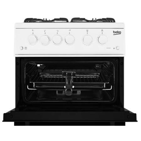 Beko KDVG592W 50cm Double Oven Gas Cooker - White