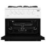 Beko KDVG592W 50cm Double Oven Gas Cooker - White