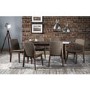 Extendable Walnut Finish Dining Table - Seats 6 - Julian Bowen Kensington