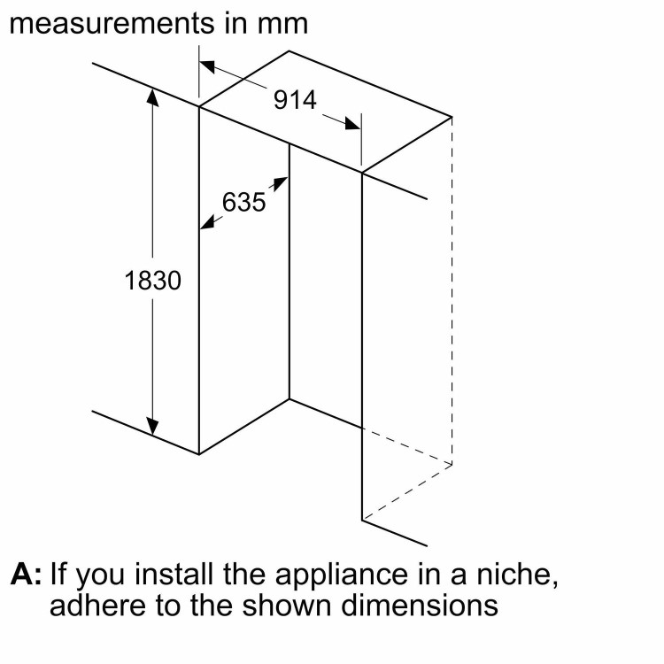 Refurbished Bosch Series 8 KFF96PIEP Freestanding 573 Litre American Frost Free Fridge Freezer Stainless Steel